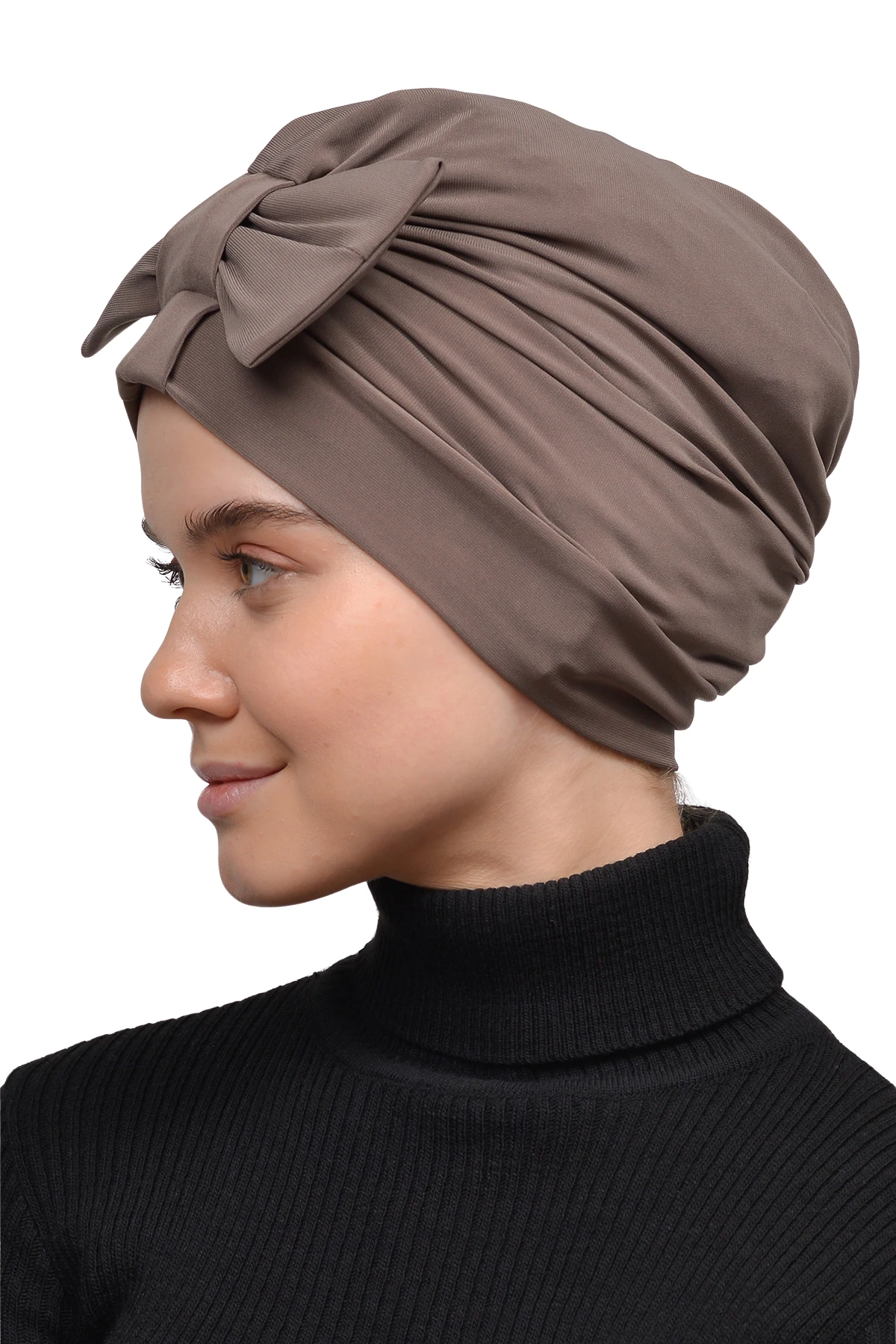 Fiyonklu Çift Yönlü Çapraz Tesettür Bone