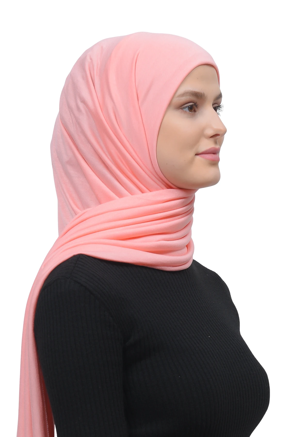 Tesettür Penye Şal Düz