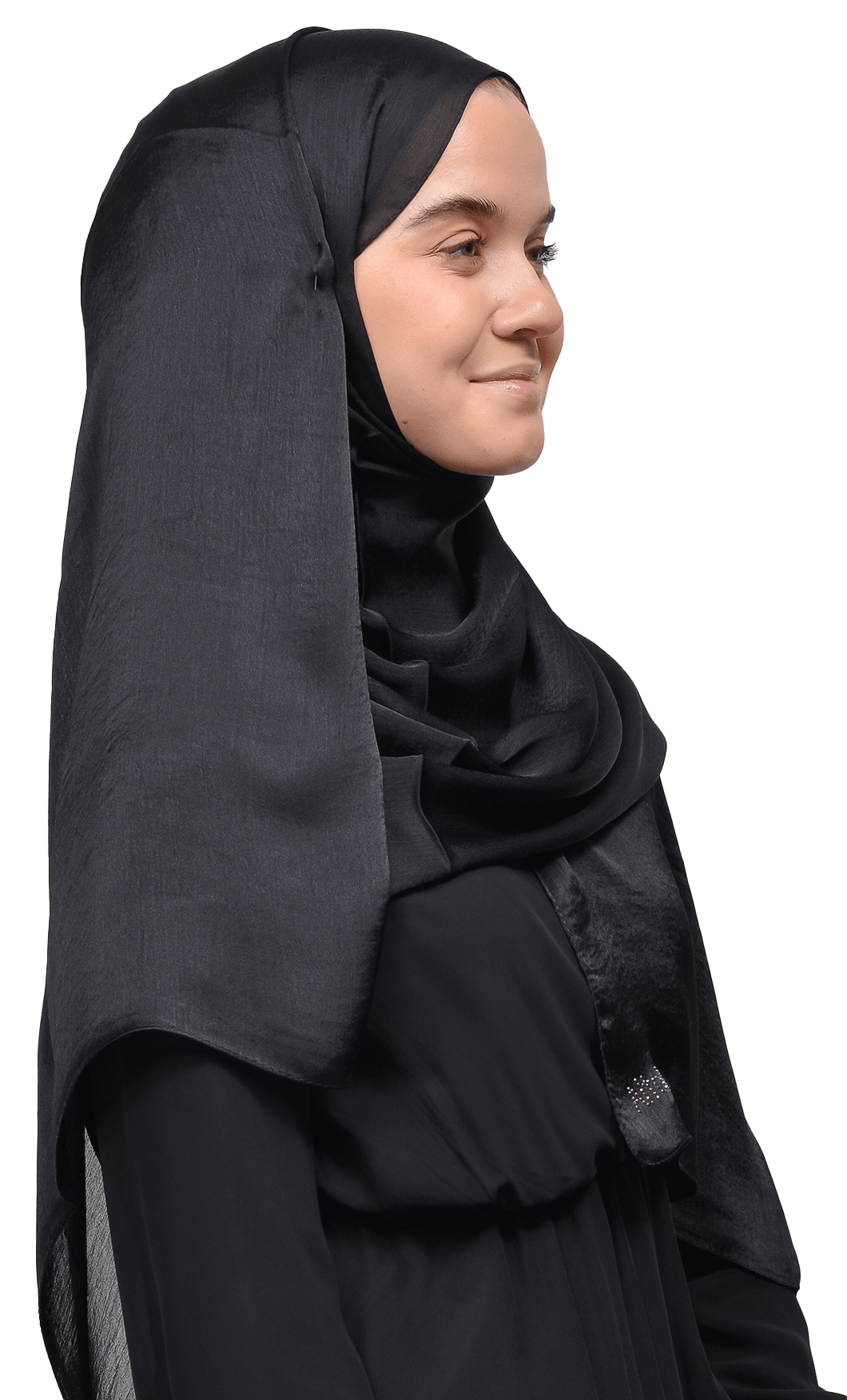 Satin Chiffon Shawl - Luxurious & Evening Elegance 