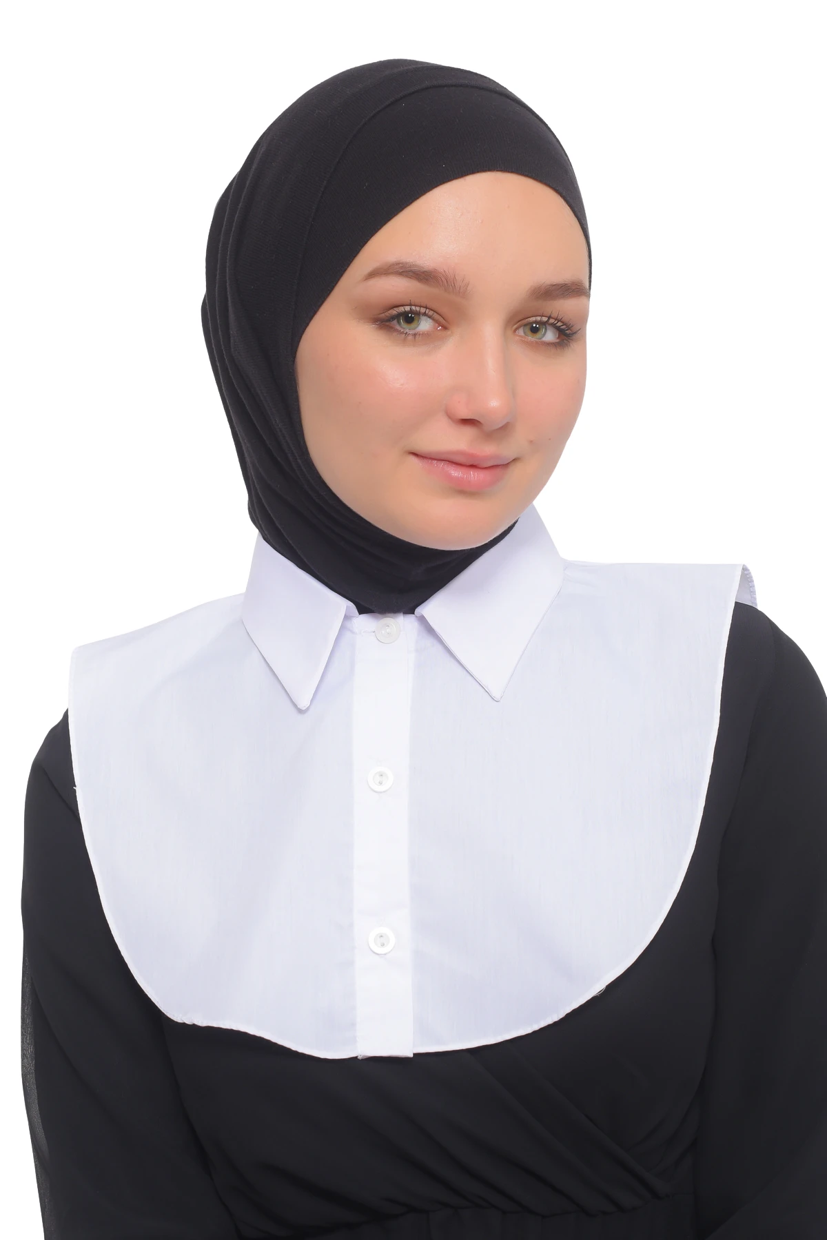 Women's Plain Shirt Hijab Neck Cover