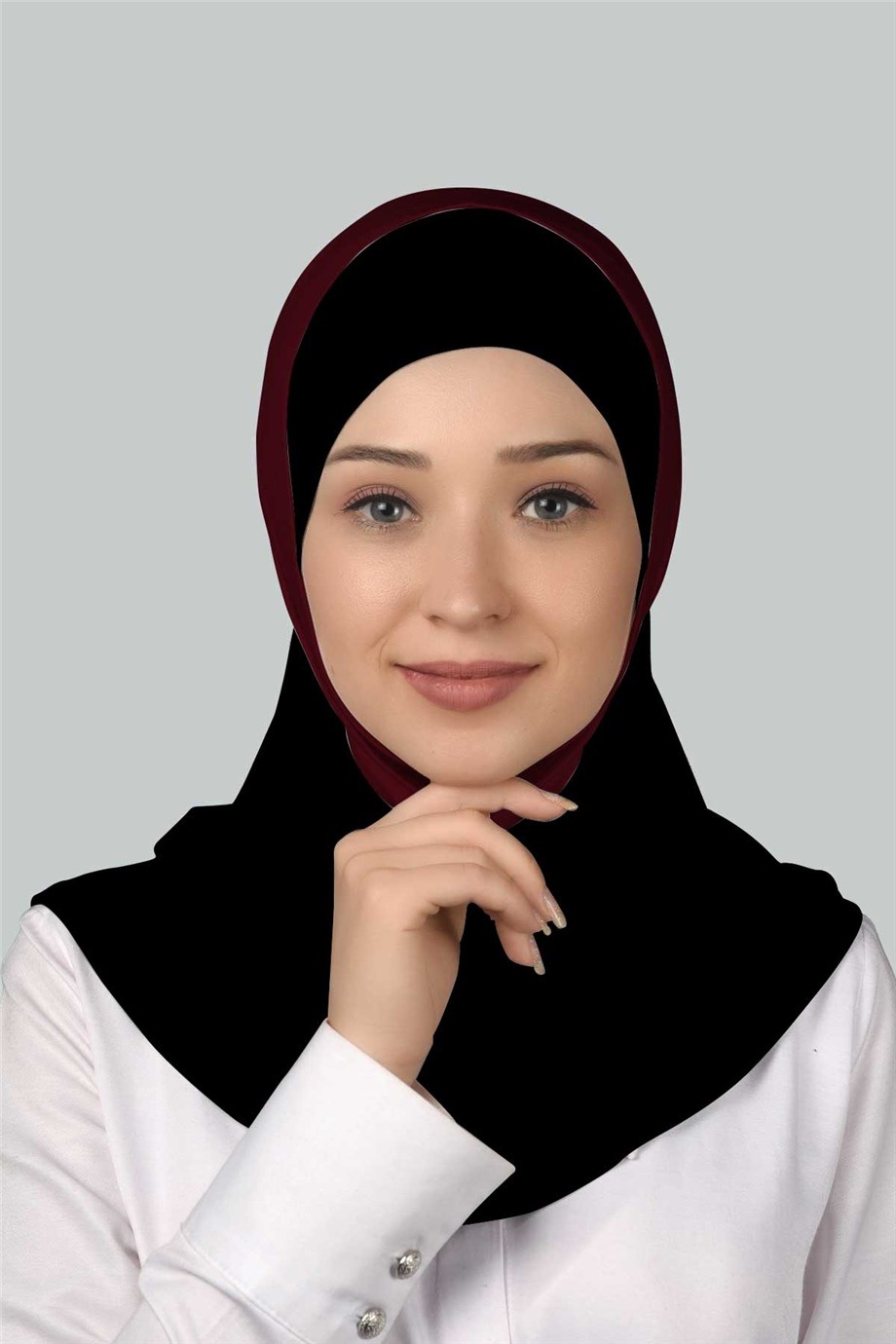 Çift Renkli Hazır Türban Pratik Eşarp Tesettür Hijab