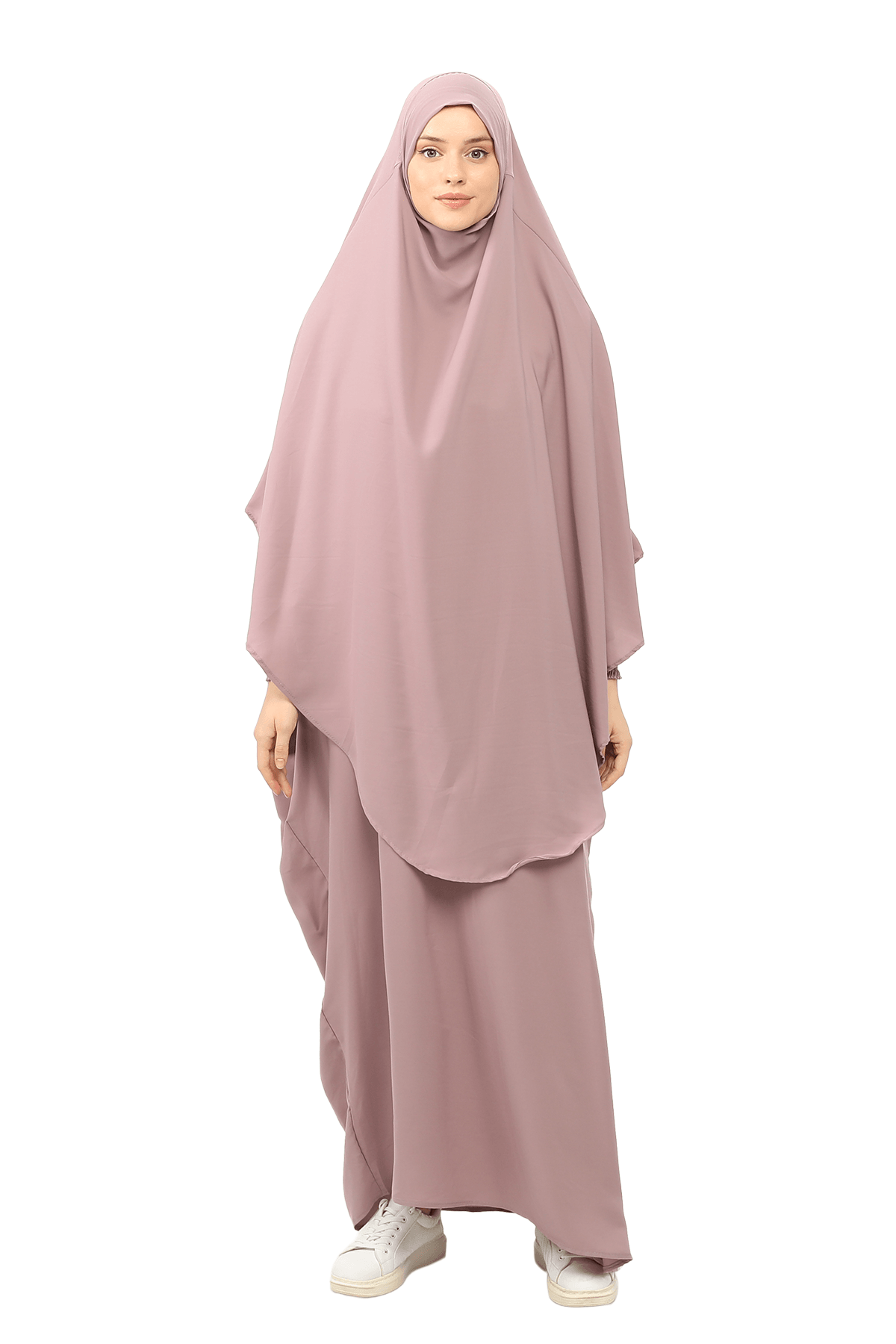Sultanbaş Nikaplı Çarşaf Cilbab Khimar Abaya Kolu Lastikli Hakim Yaka Peçeli Ferace Medine İpek