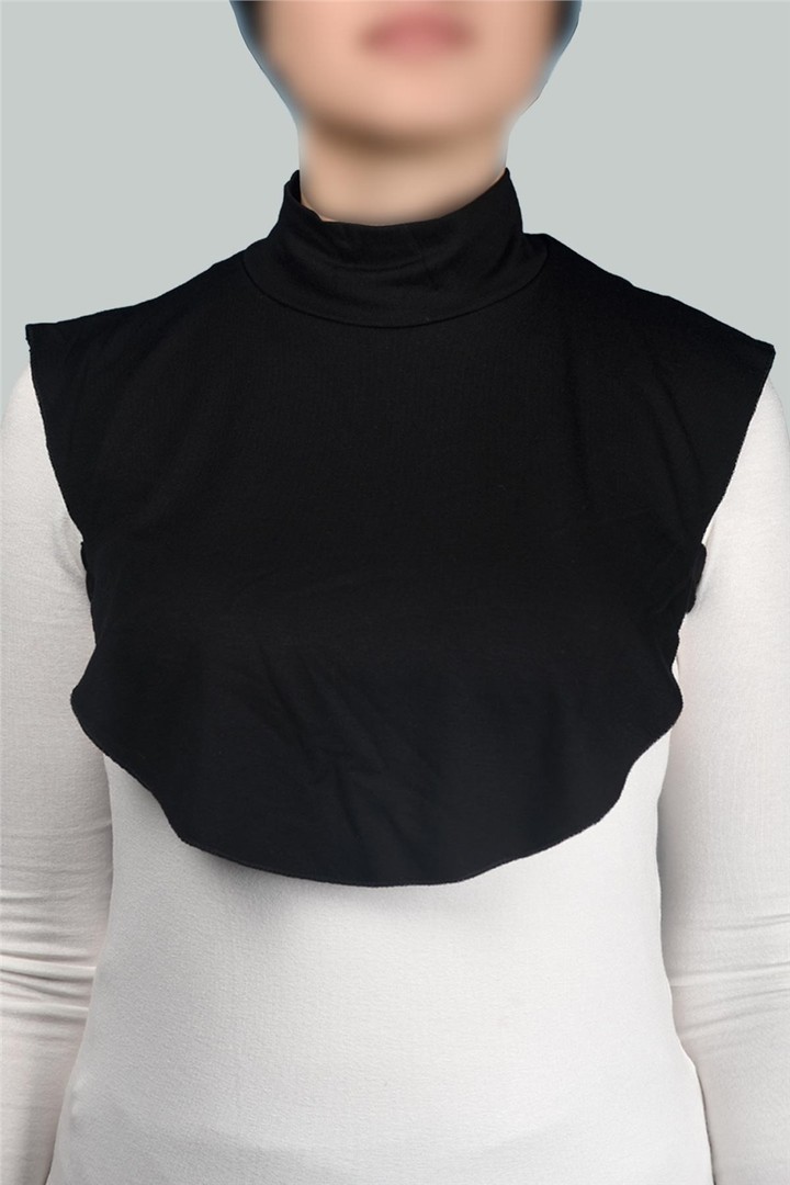 Straight Turtleneck Neck Combed Hijab Collar - Comfortable and Practical