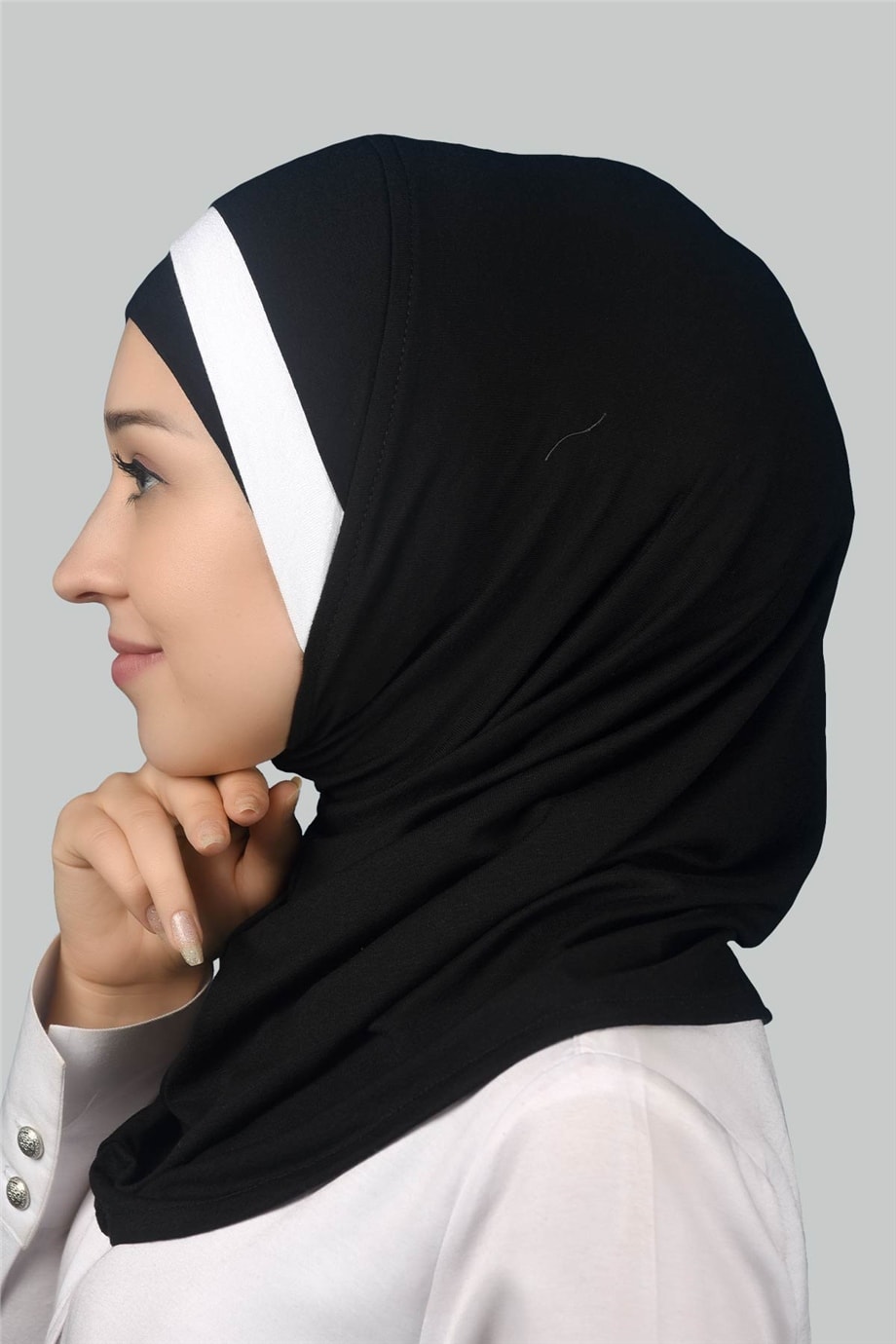 Special Crescent Detailed Hijab Bonnet