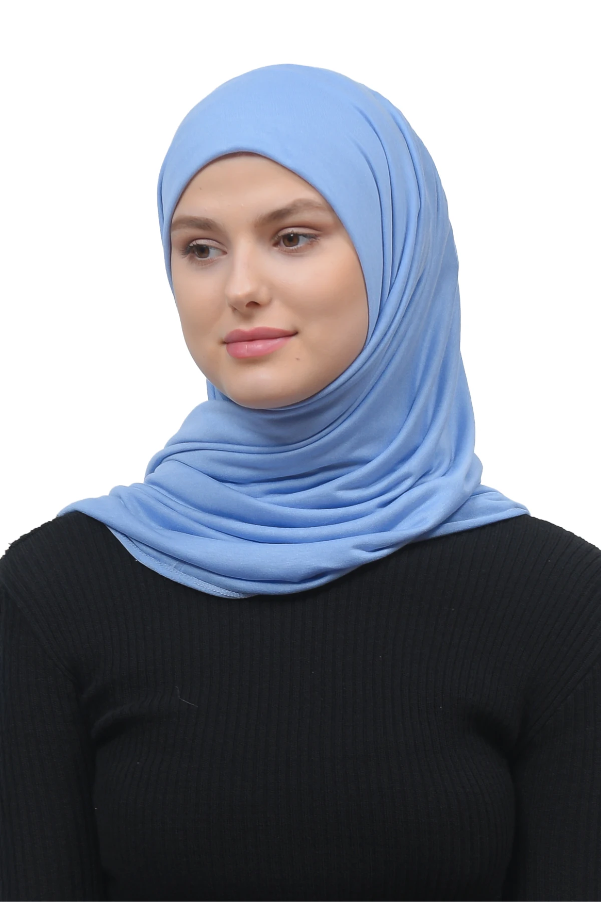 Tesettür Penye Şal Düz