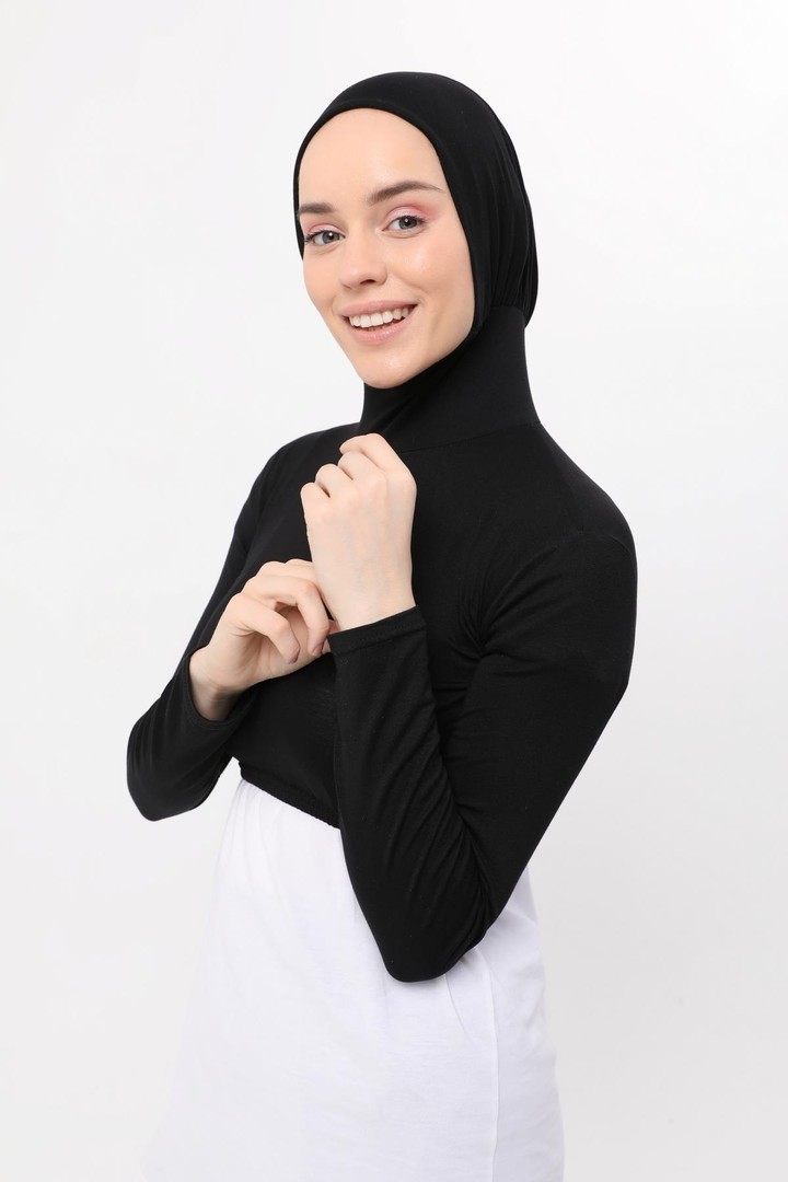 Long-Sleeved Neck Cover Bonnet Half Body