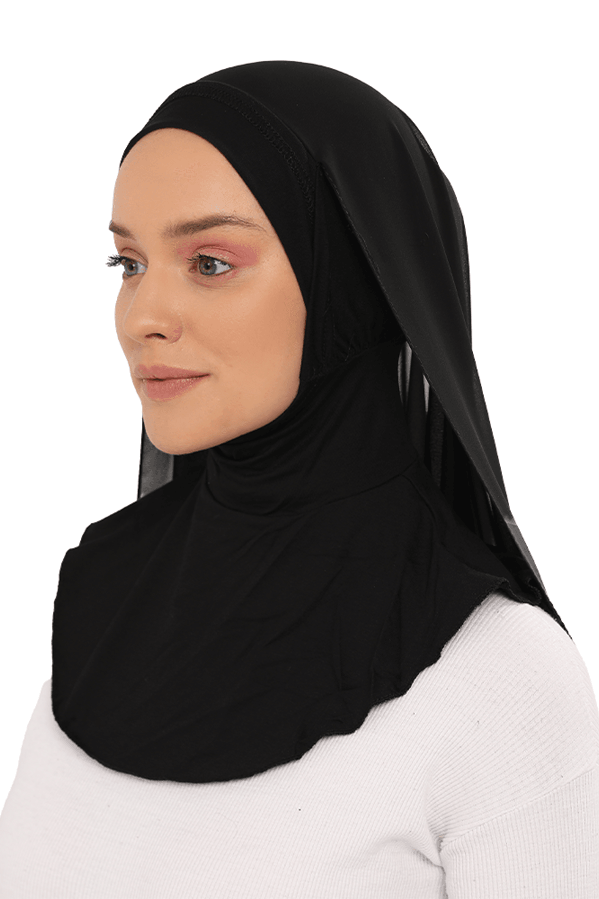 Ready-to-Wear Chiffon Shawl with Bonnet