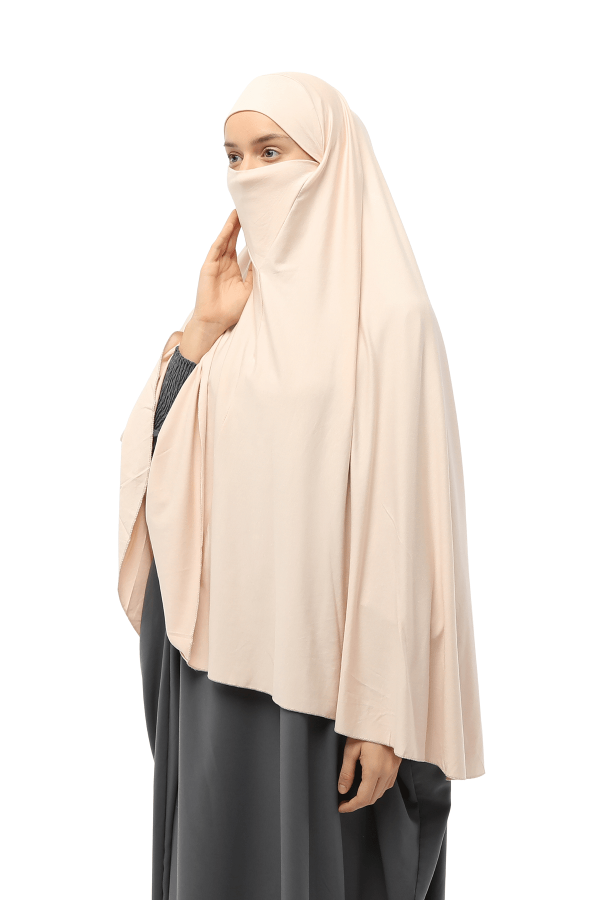 Practical Hijab with Niqab - Islamic Prayer Cover