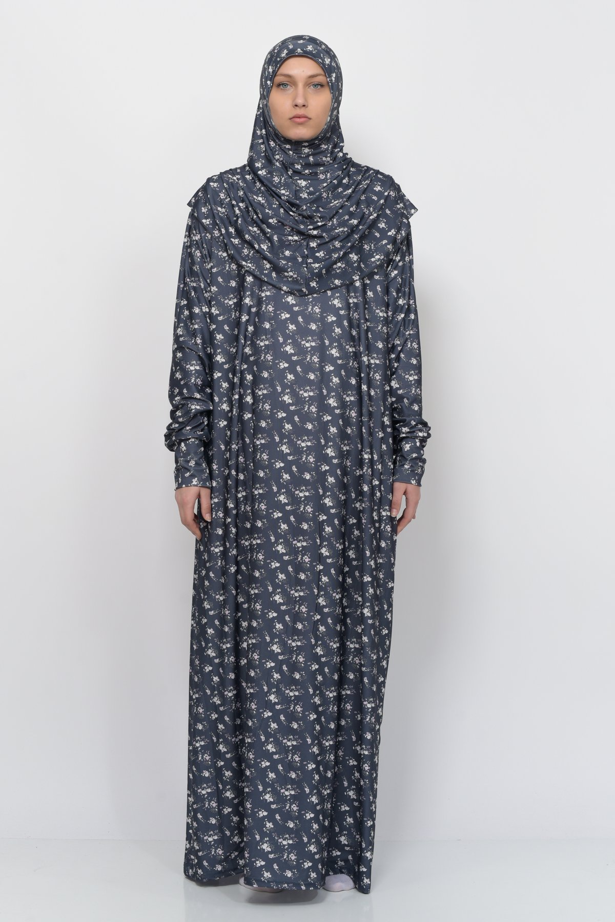 Elegant Lycra One-Piece Prayer Dress - Comfortable and Practical