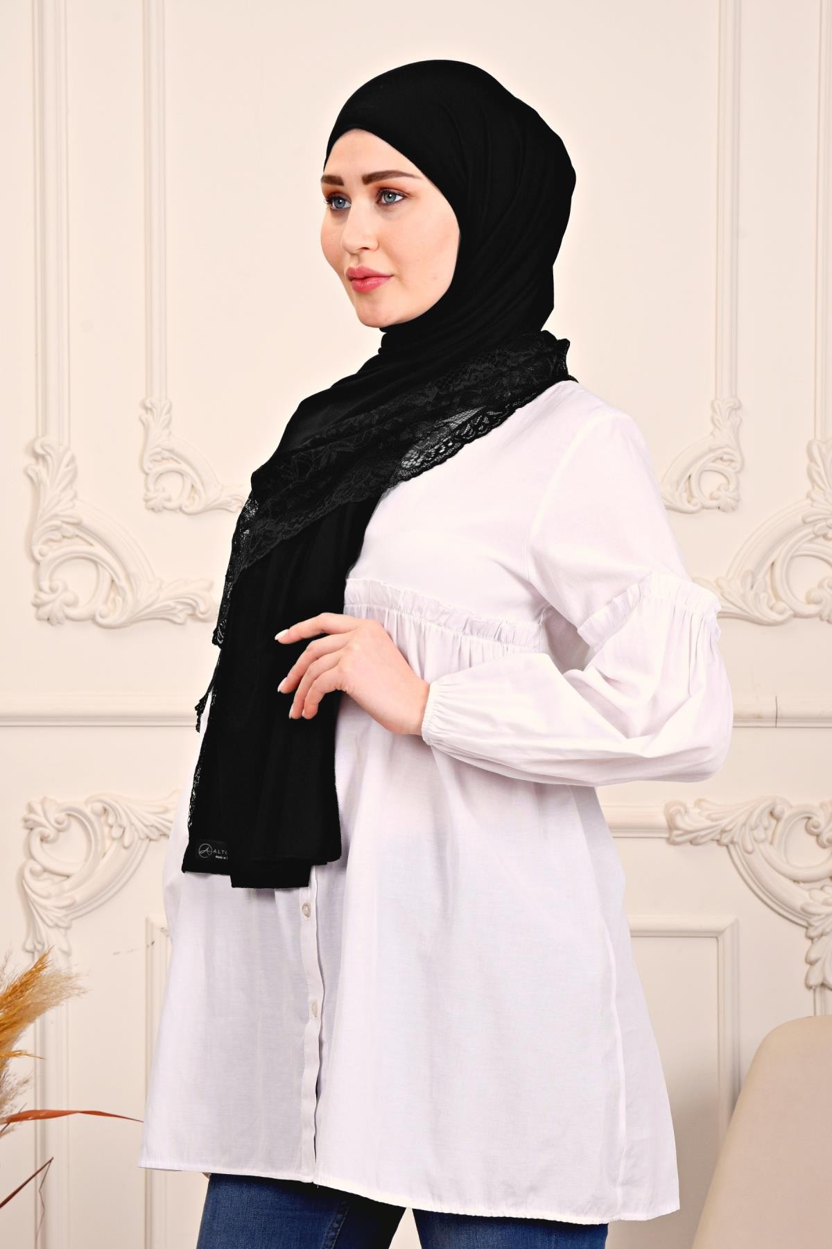 Jersey Shawl - Cotton-Viscose Blend 