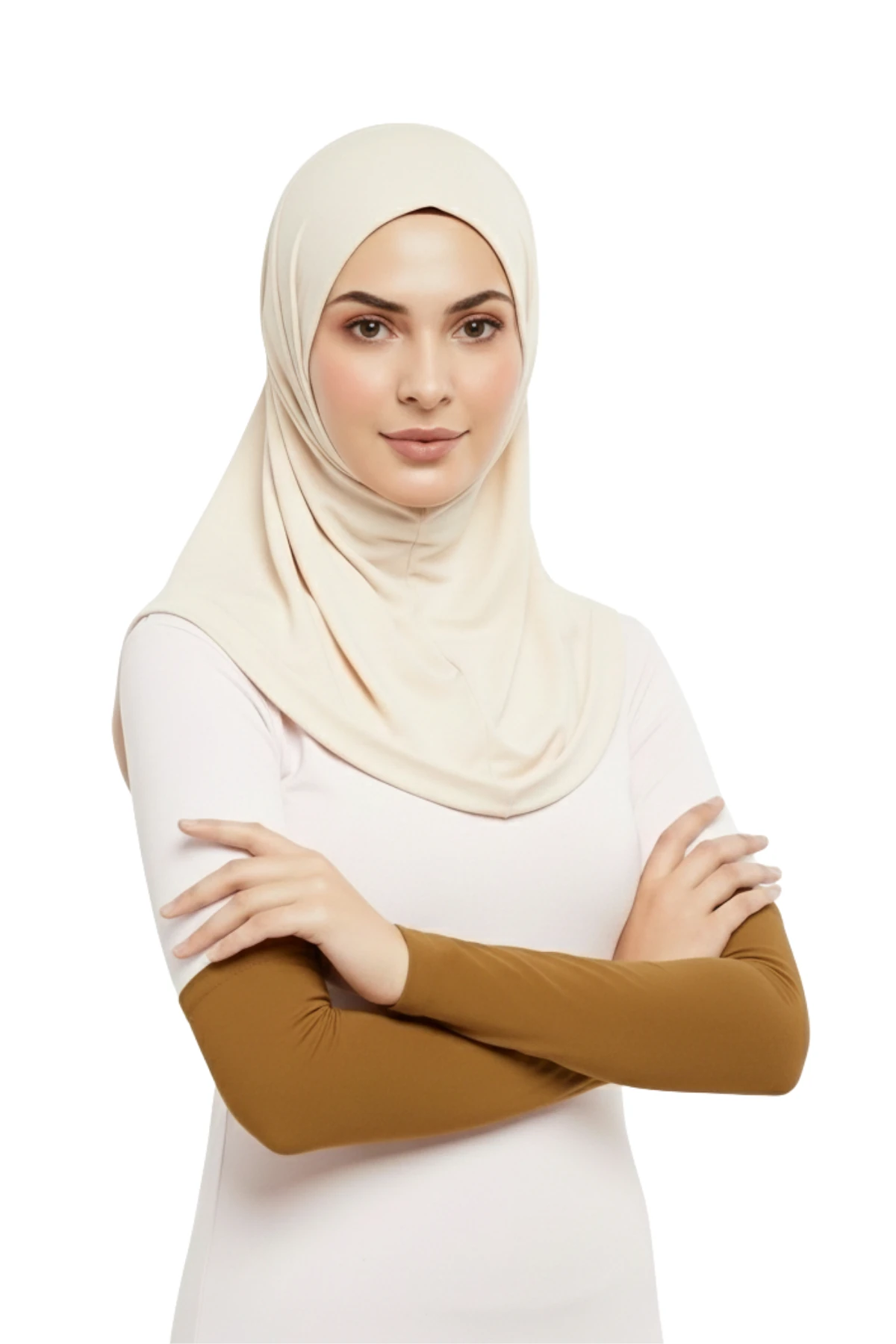 Pratik Tesettür Kolluk Penye Namaz Kolluğu Düz