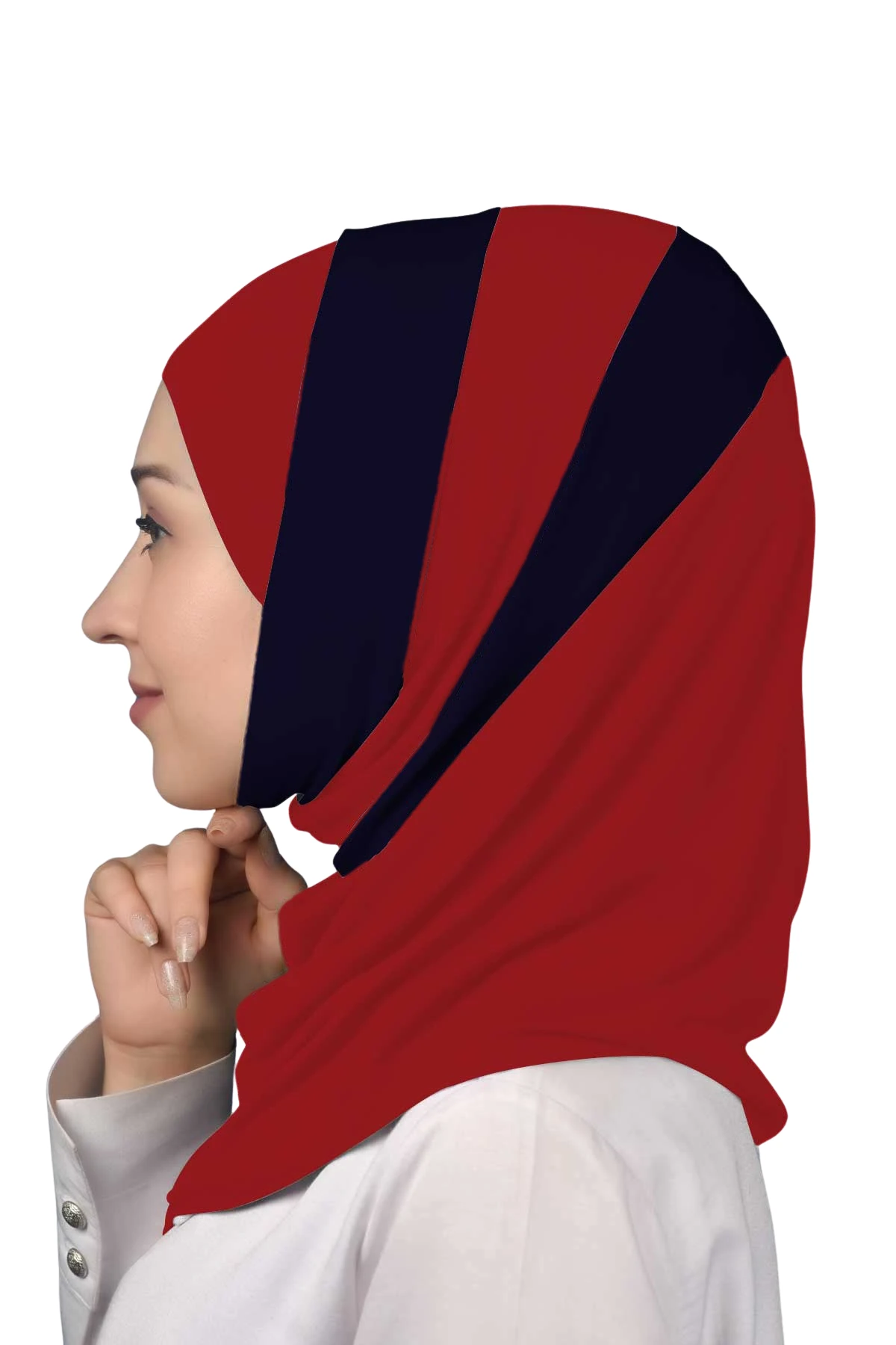 Double Colored Instant Turban - Practical and Stylish 