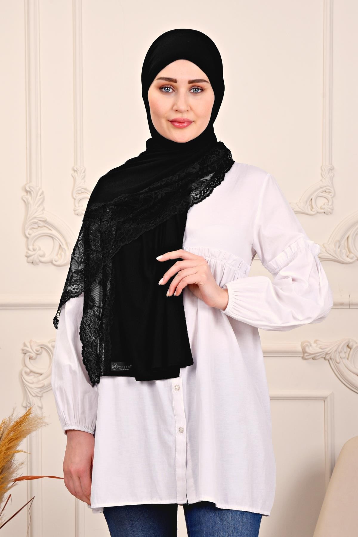 Jersey Shawl - Cotton-Viscose Blend 