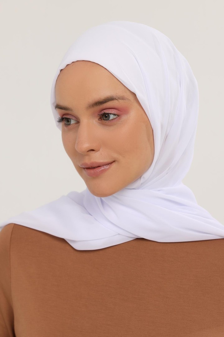 Practical Bonnet and Chiffon Shawl Set