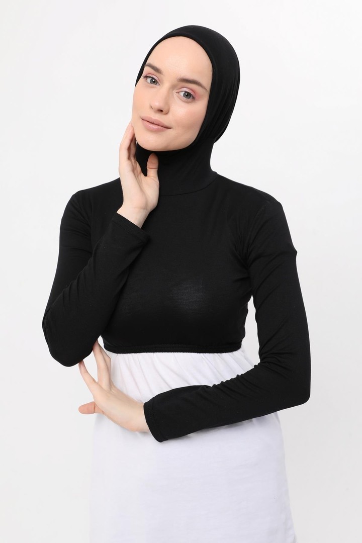 Long-Sleeved Neck Cover Bonnet Half Body