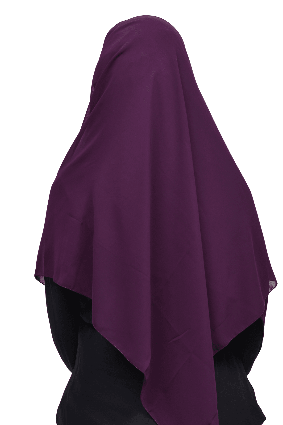 Elegant Chiffon Shawl with Pearl Stone Decorations