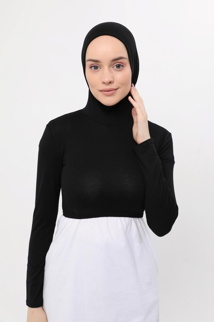 Long-Sleeved Neck Cover Bonnet Half Body