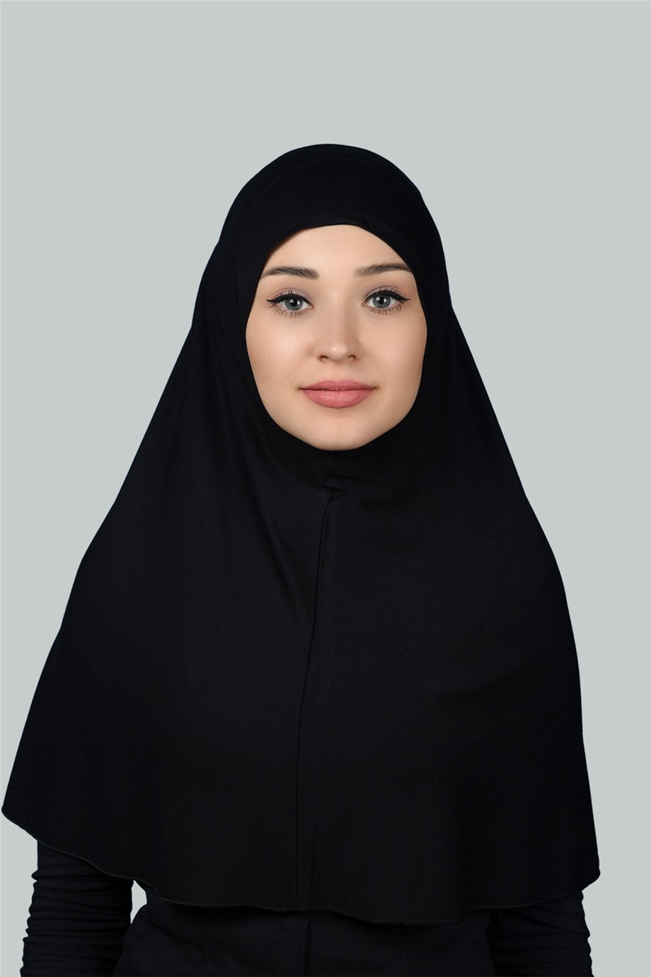 Black Instant Hijab XL