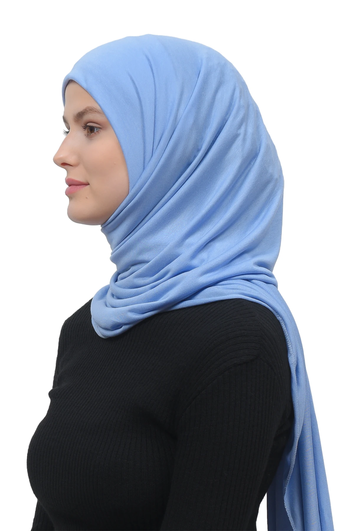 Tesettür Penye Şal Düz