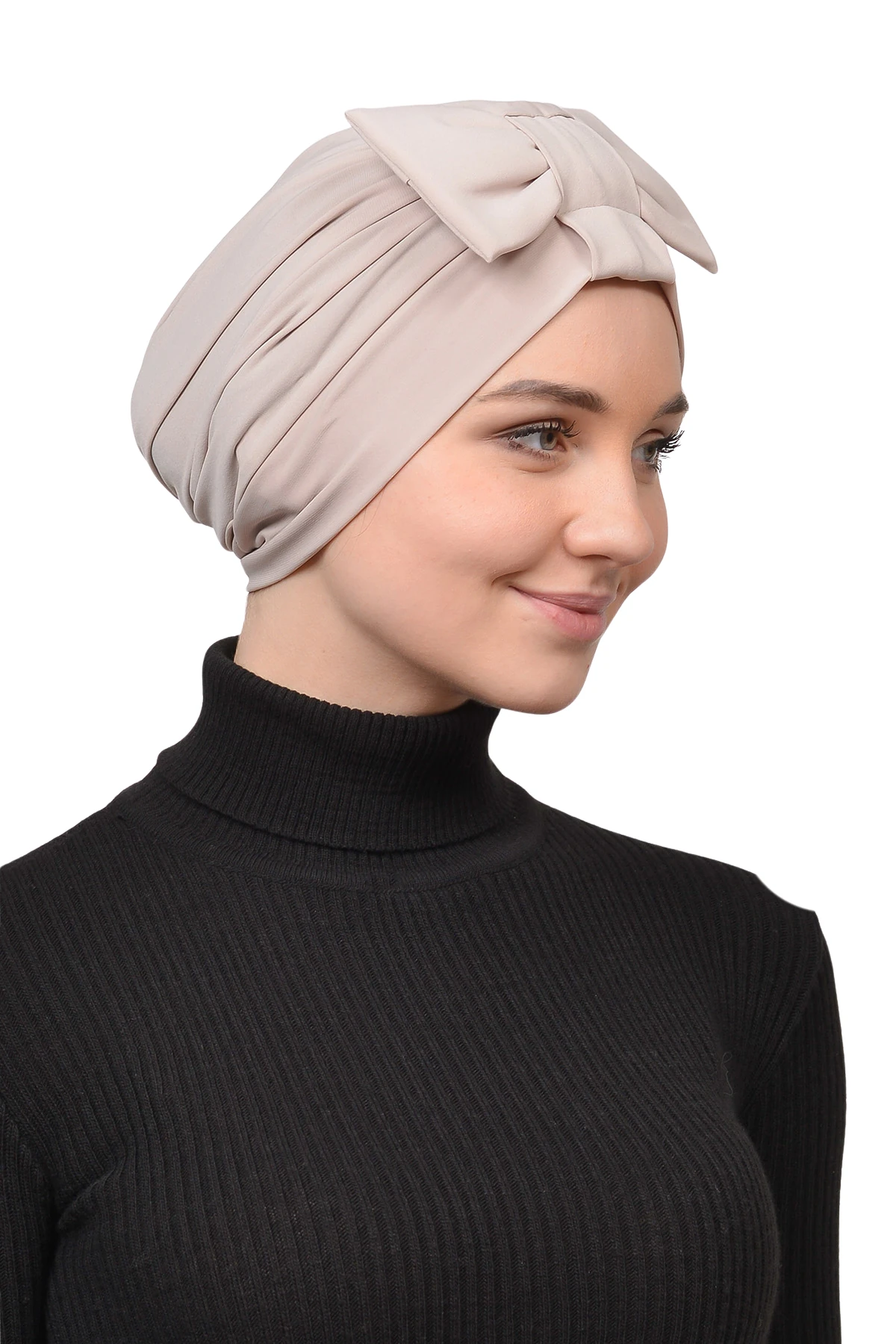 Fiyonklu Çift Yönlü Çapraz Tesettür Bone