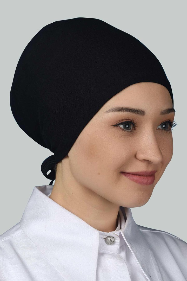 Instant Practical Lace-up Hijab Bonnet