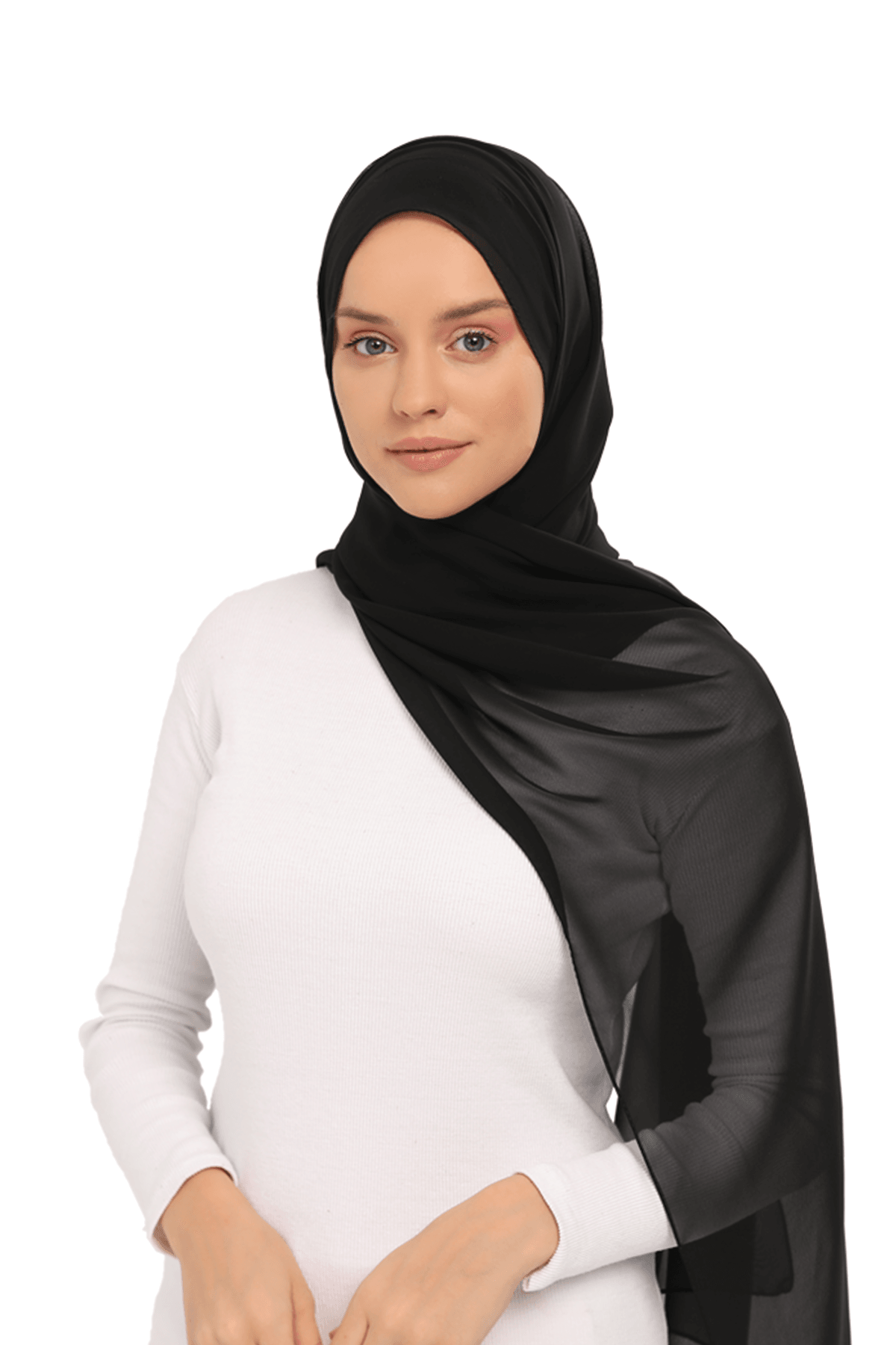 Organic Daily Wear Bonnet and Chiffon Shawl