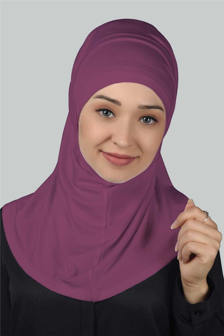 İkili Set Pratik Eşarp Hazır Türban ve Hijab Tesettür Bonesi