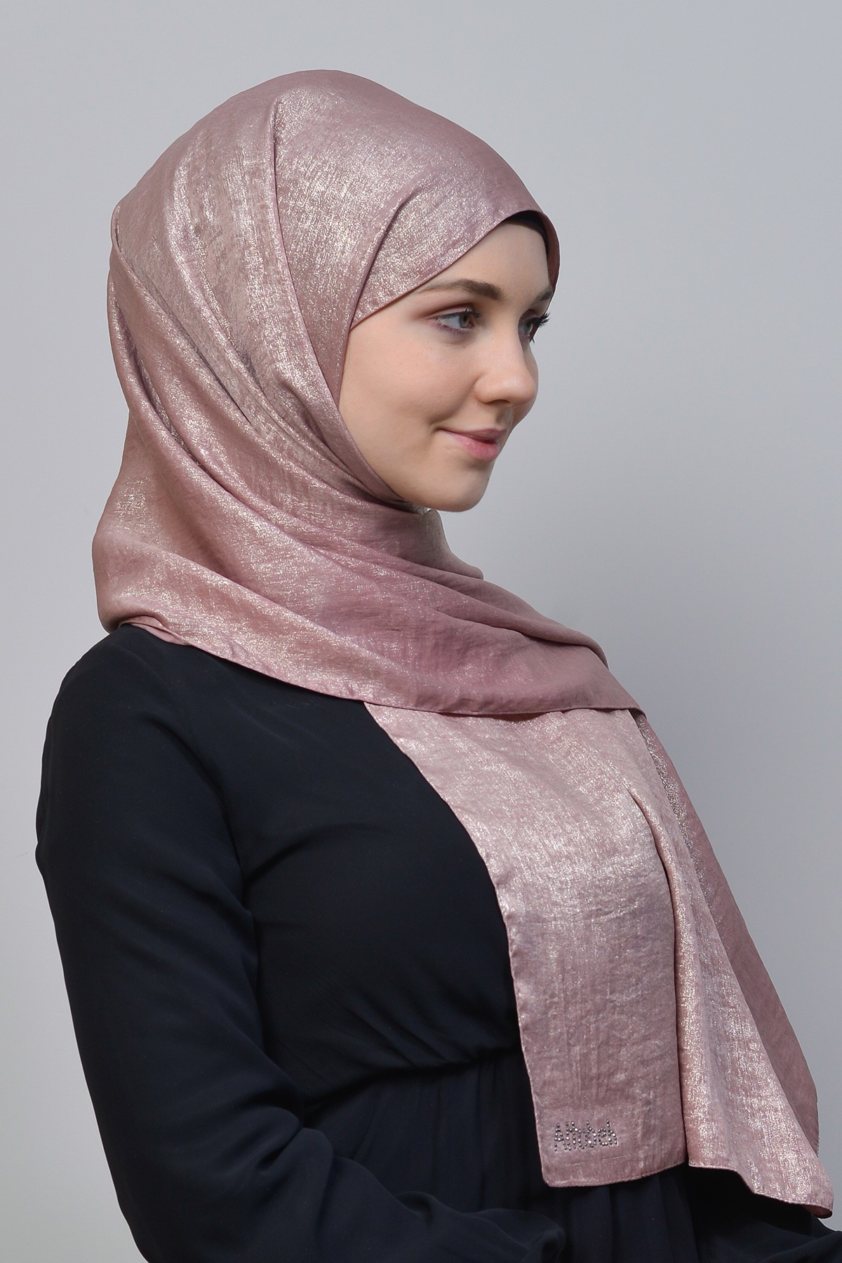 Reflective Cotton Hijab Shawl - Double-Faced Shiny 