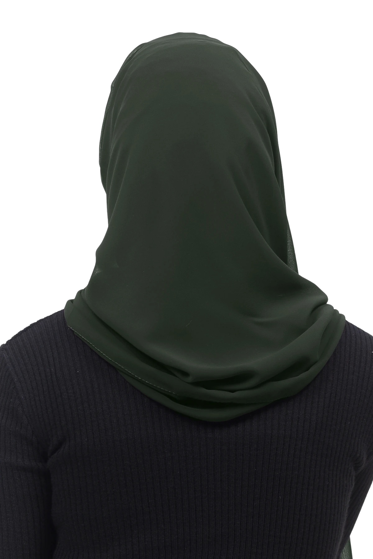 Pileli Çapraz Tela Bantlı Pratik Tesettür Şifon Şal