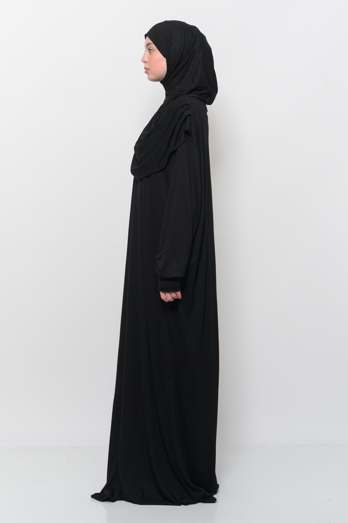 One-Piece Organic Cotton Hijab Prayer Dress 