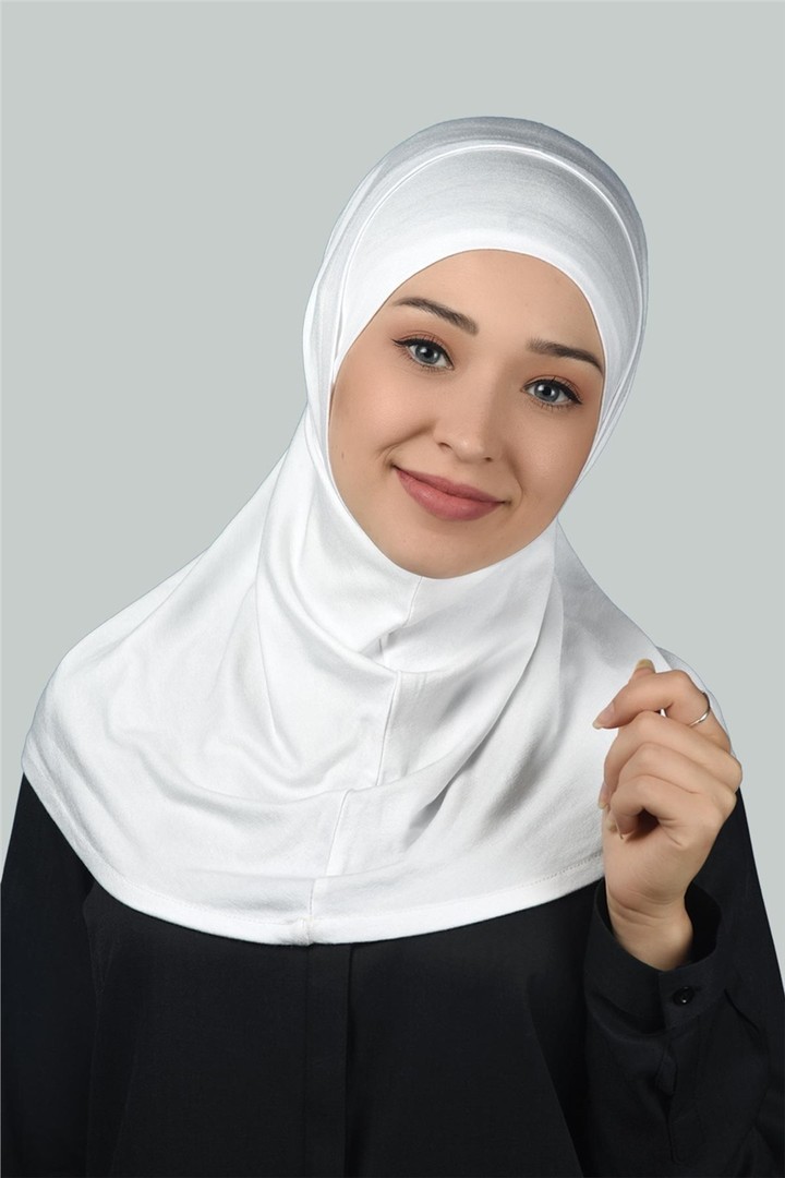 İkili Set Pratik Eşarp Hazır Türban ve Hijab Tesettür Bonesi