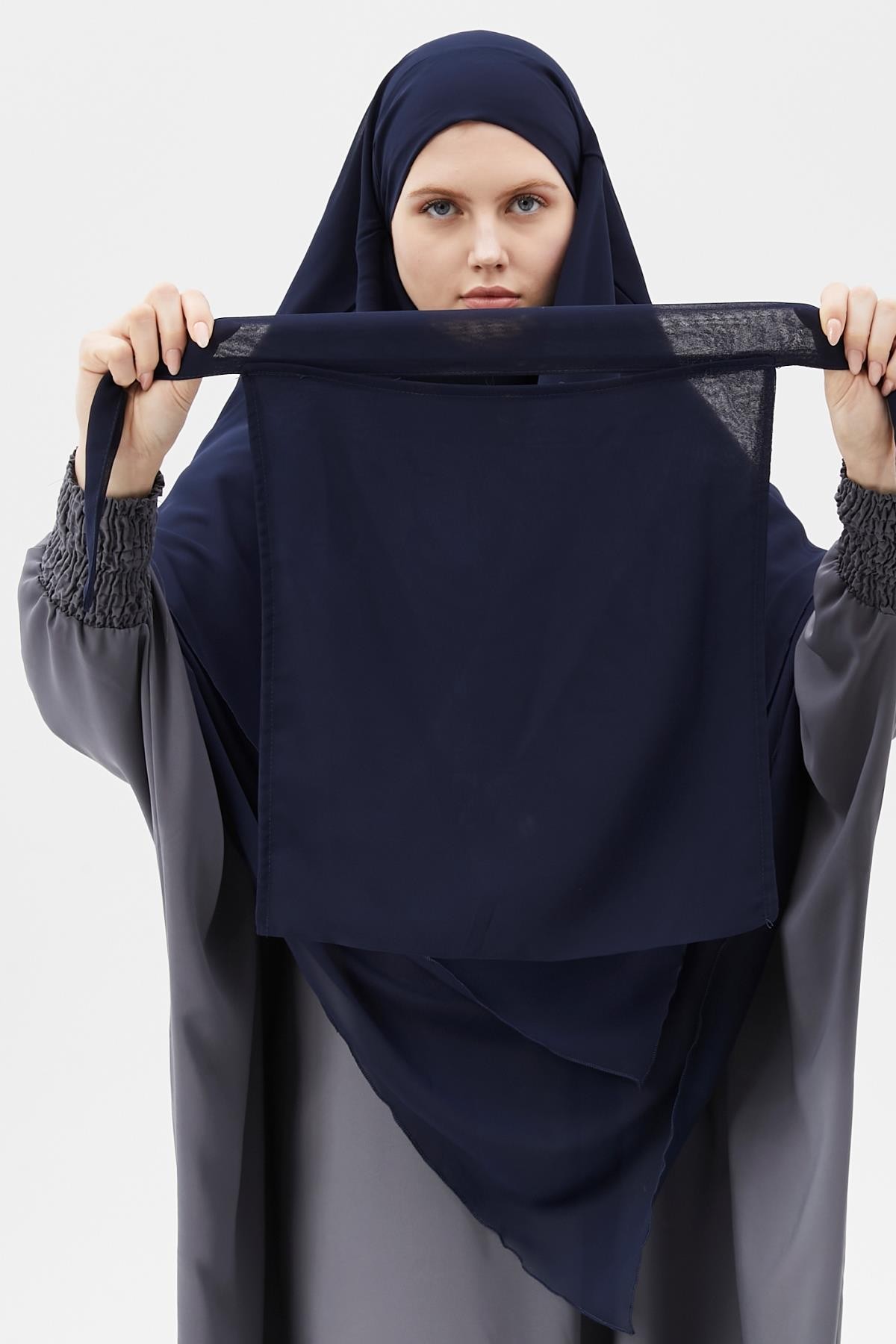 Islamic Women's Chiffon Triple-Layer Niqab 