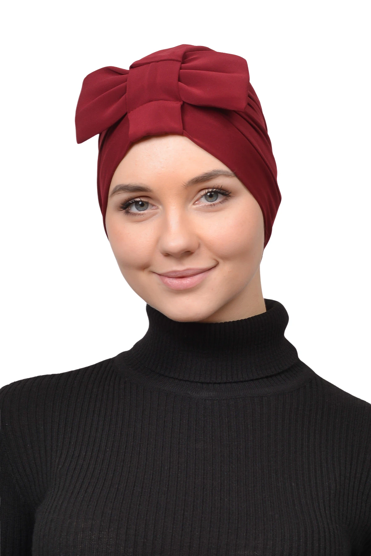 Fiyonklu Çift Yönlü Çapraz Tesettür Bone