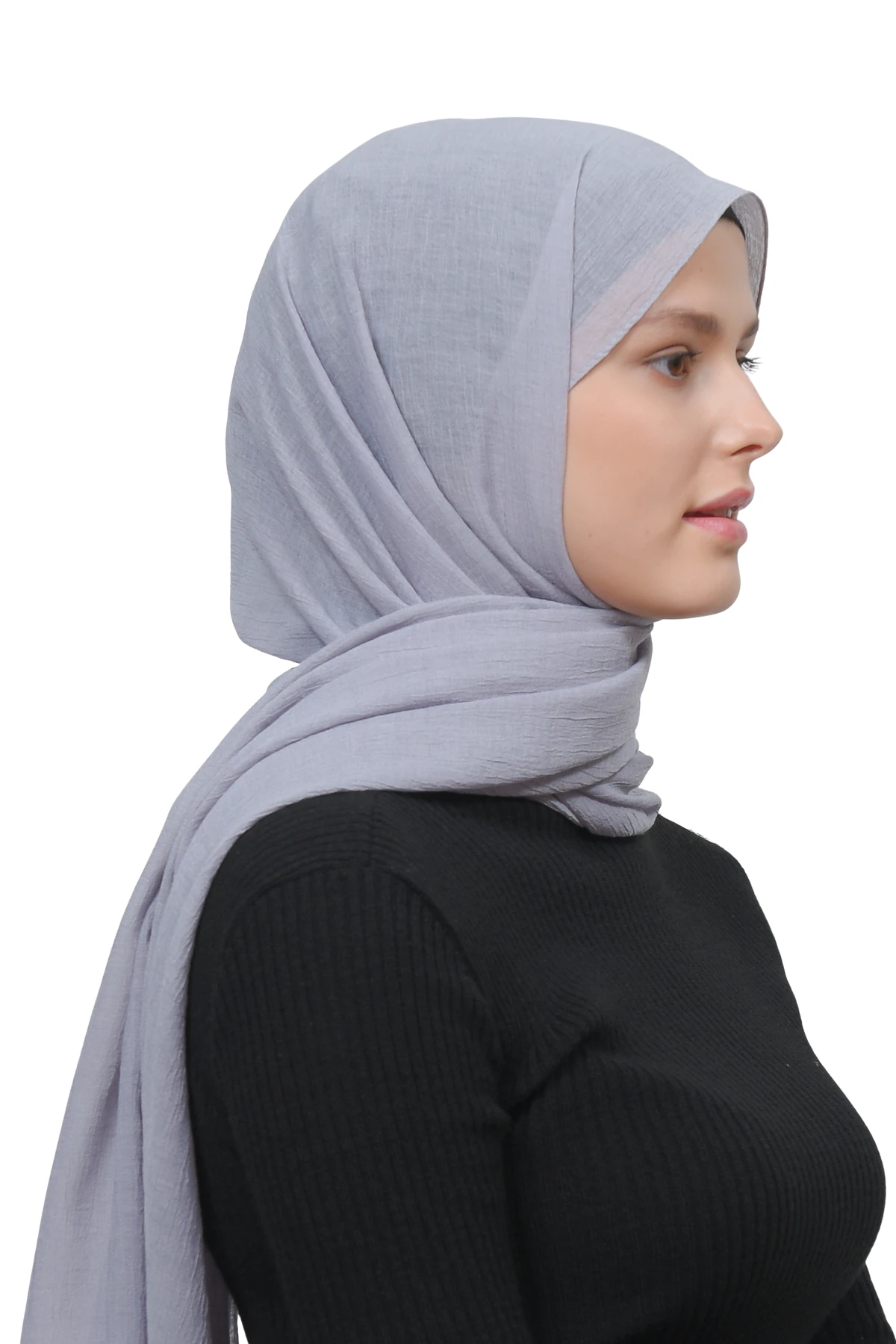 Kadın Pratik Kırışık Krinkıl Mira Tesettür Şal