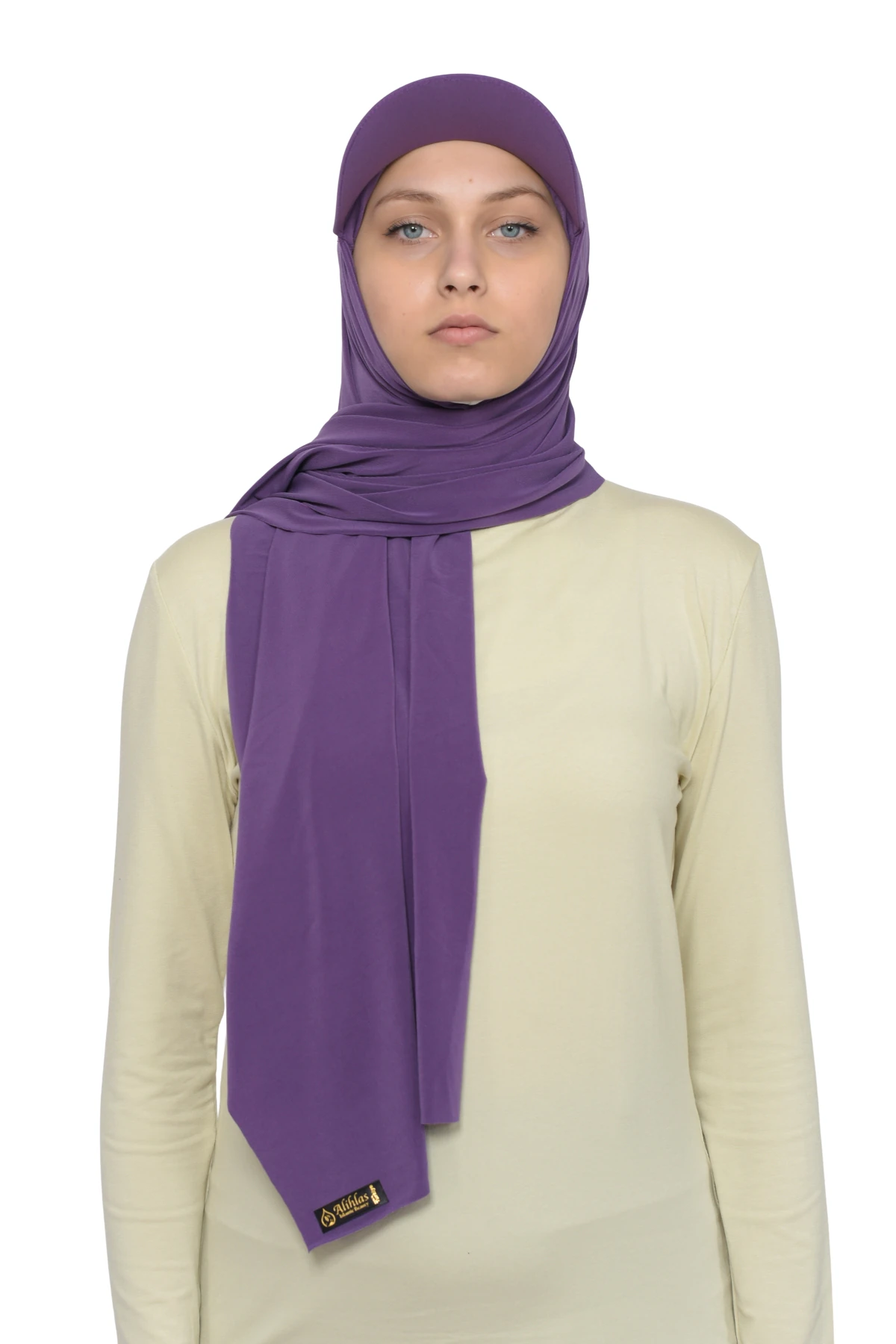 Pratik Şapkalı Likra Şal