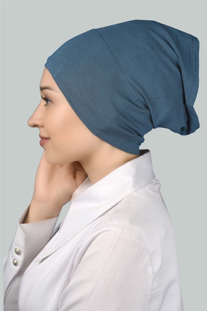 Hazır Pratik Geçmeli Uzun Boru Tesettür Bonesi