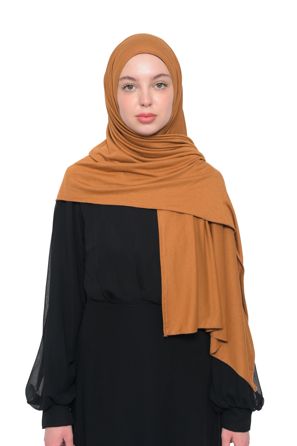 Hazır Pratik Geçmeli Lüks Organik Düz Penye Şal Çapraz Hizalı