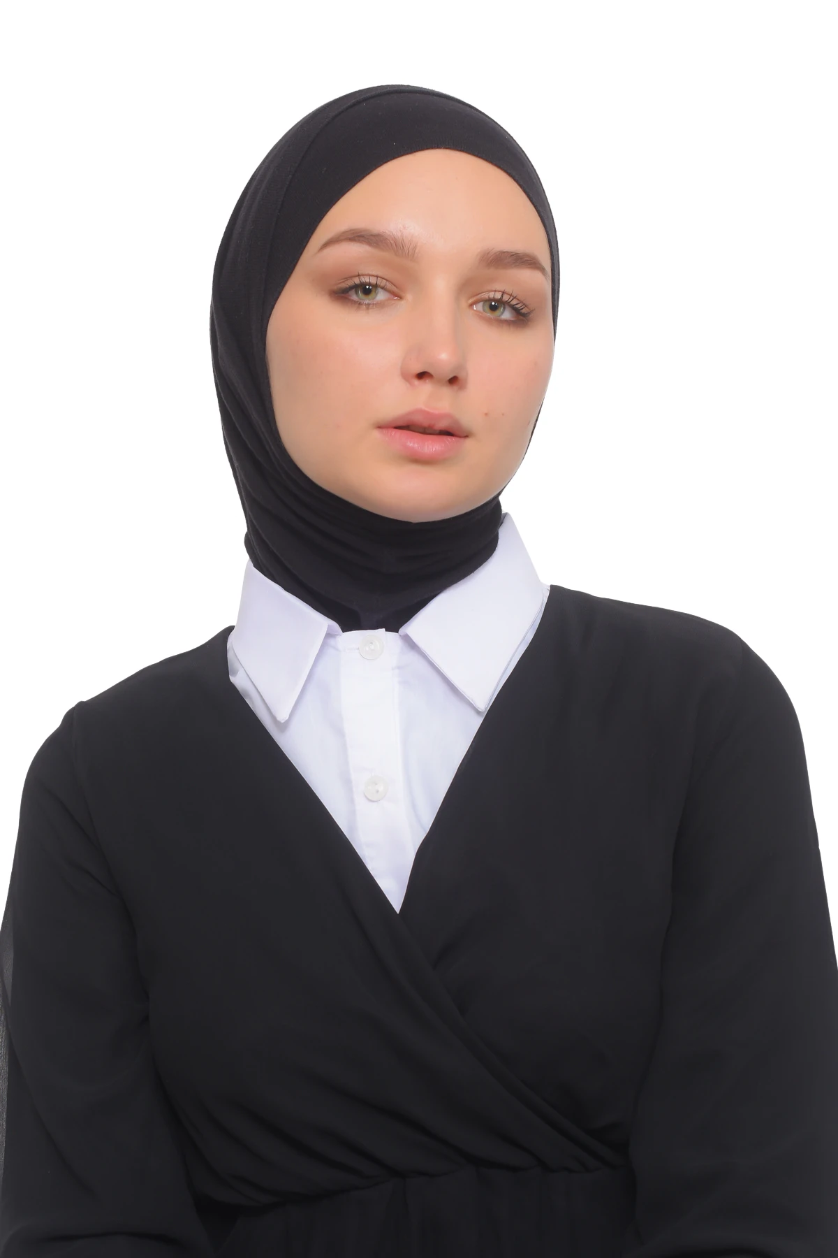 Women's Plain Shirt Hijab Neck Cover