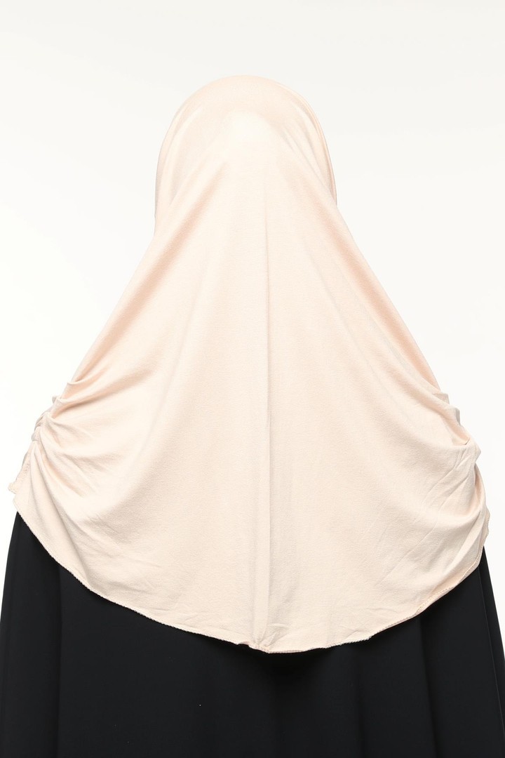 Hazır Türban Büzgülü Pileli Pratik Eşarp Tesettür Hijab - Namaz Örtüsü