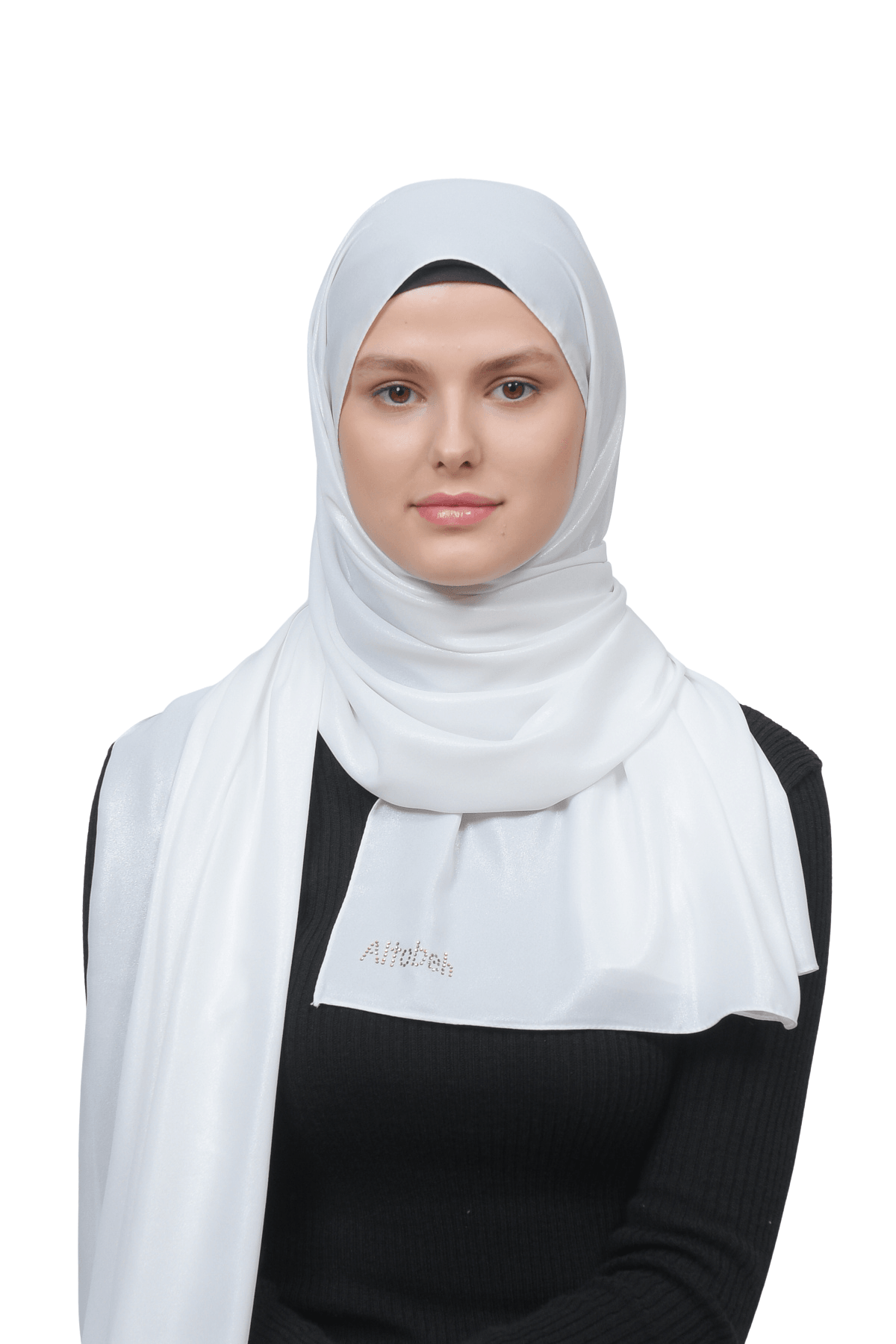 Glittery Chiffon Shawl Hijab - Elegant Evening Wear
