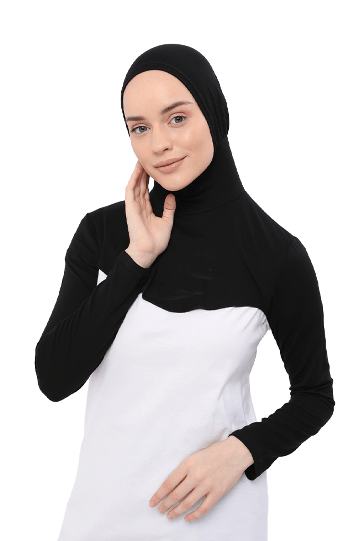 Practical Uniform Neck Cover with Long Sleeves