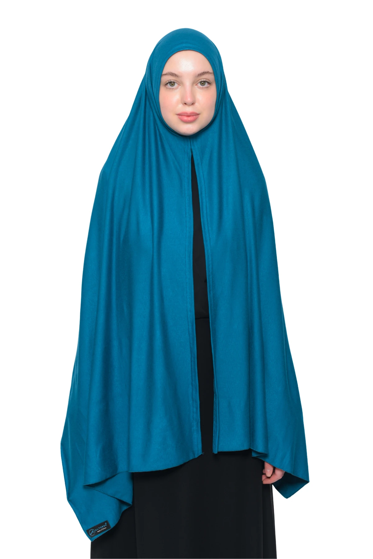 Hazır Pratik Geçmeli Lüks Organik Düz Penye Şal Eşit Hizalı