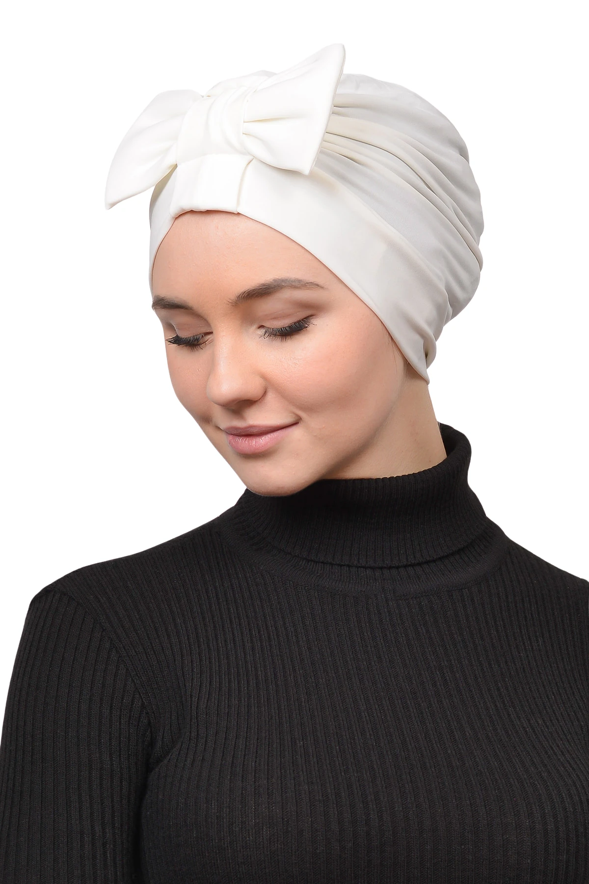 Fiyonklu Çift Yönlü Çapraz Tesettür Bone