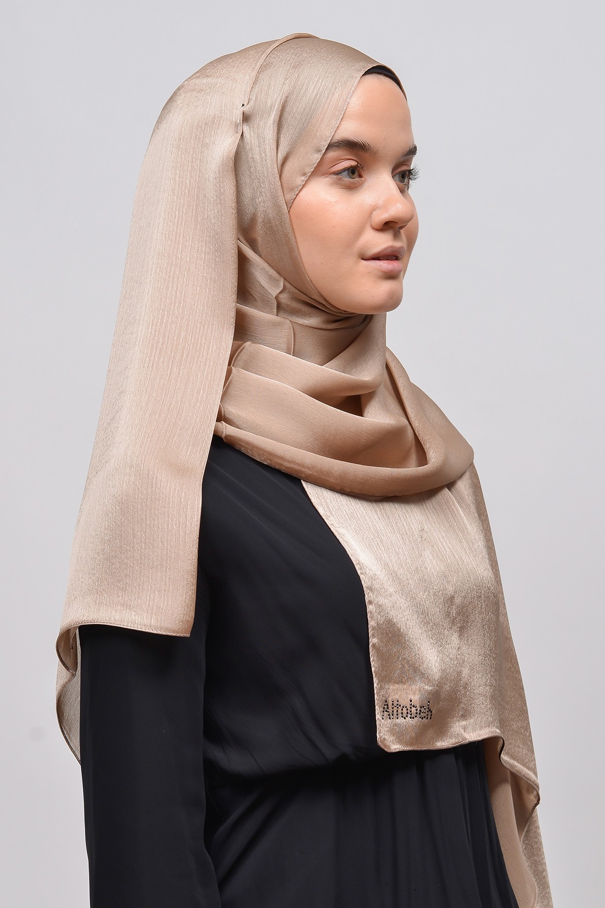 Satin Chiffon Shawl - Luxurious & Evening Elegance 