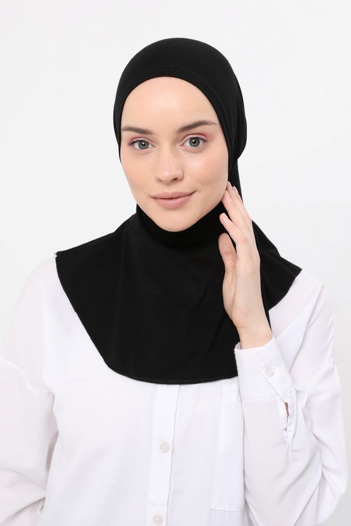 Kadın Tesettür Pratik Boyunluklu Hijab - Sporcu Bone