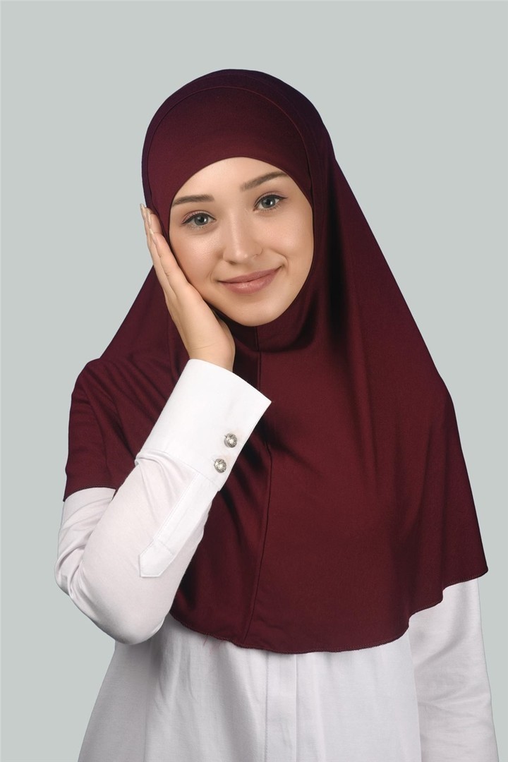 Practical Hijab Scarf Set - Turban & Bonnet (XL)