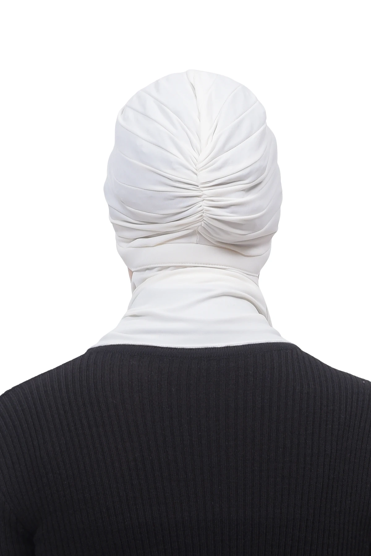 İnci Taçlı Atkılı Tesettür Bone