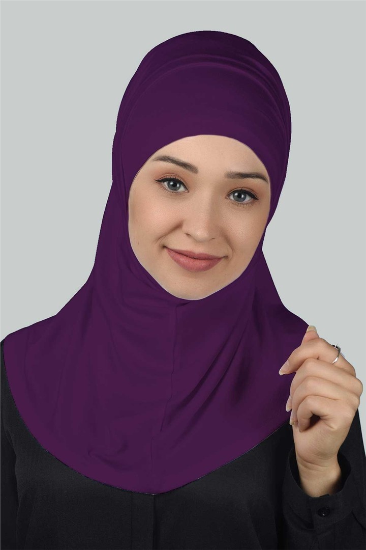 İkili Set Pratik Eşarp Hazır Türban ve Hijab Tesettür Bonesi