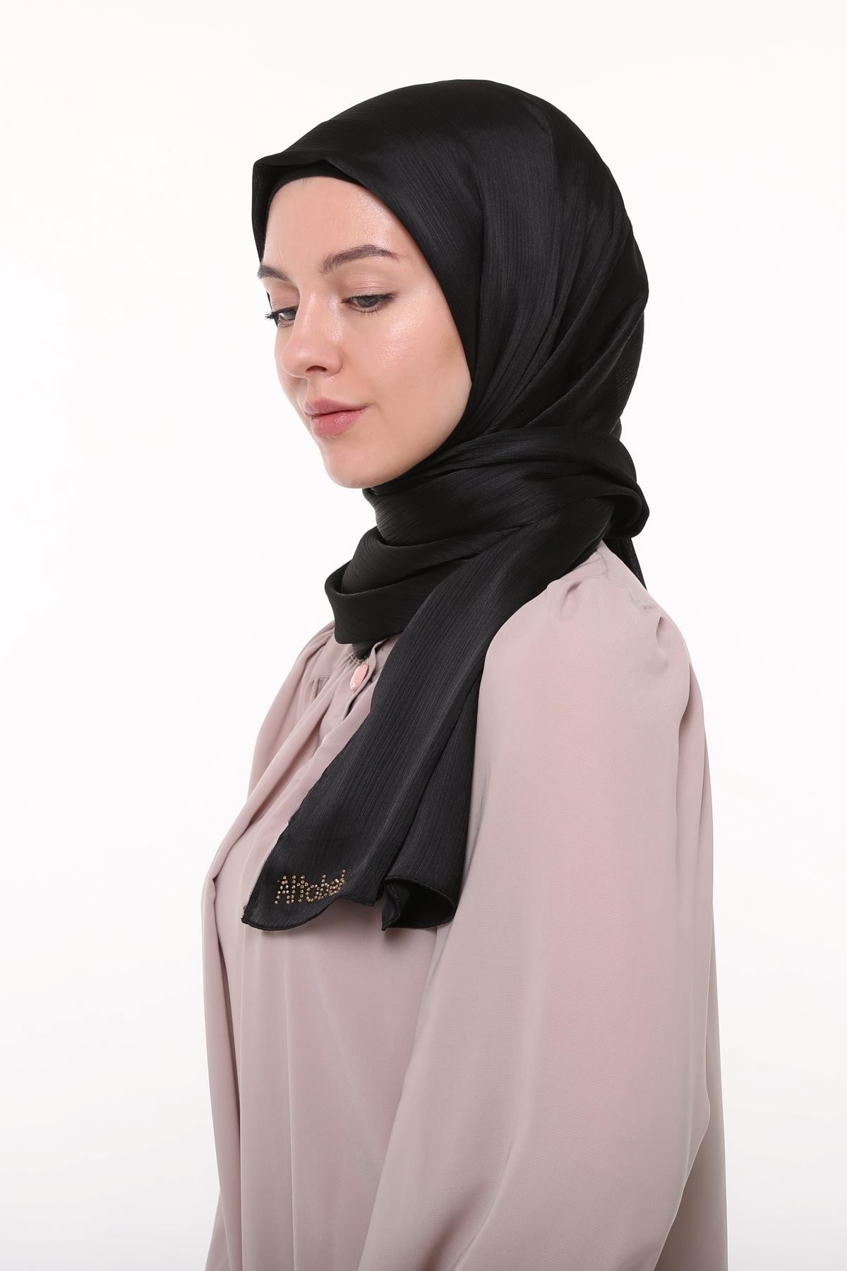 Luxury Yoryo Satin Chiffon Evening Shawl