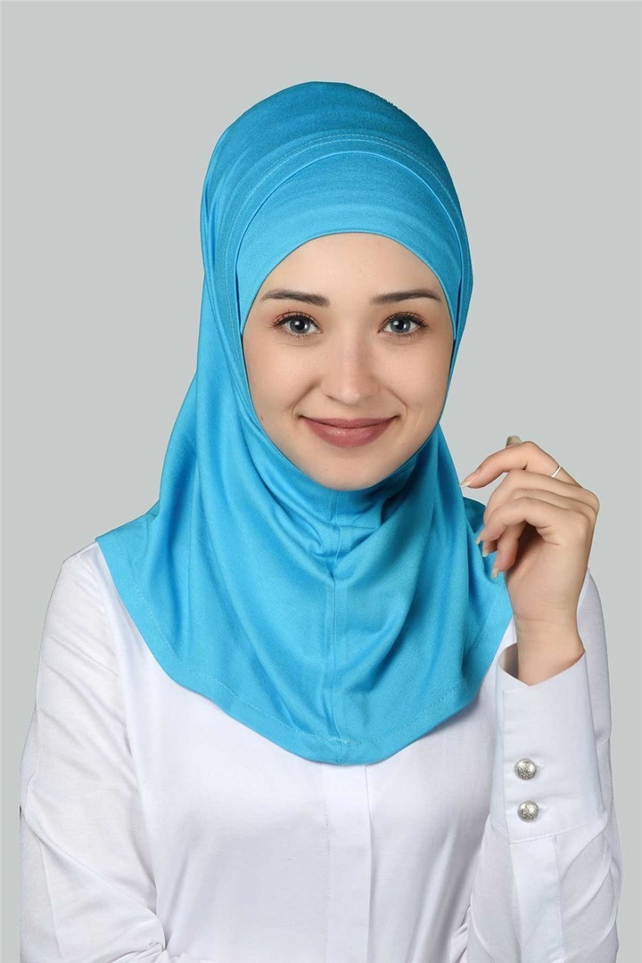 İkili Set Pratik Eşarp Hazır Türban ve Hijab Tesettür Bonesi